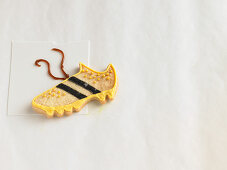 A football boot biscuit