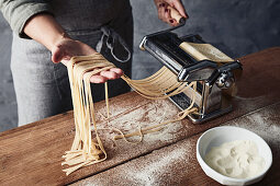 Homemade tagliatelle