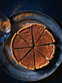 Brown butter and brioche cheesecake with cinnamon sugar crust