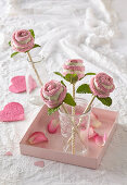 Cake pop roses