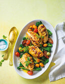 Zingy lemon and ginger chicken