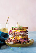 Reuben-Sandwich mit Roastbeef