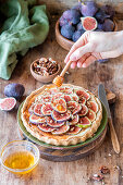 Fig and honey pie