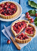 Plum tartlets