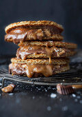 Salted caramel and peanut butter s'mores