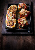 Spanish stuffed marrow