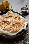 Gluten free Vegan Pear Almond Cake