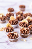 Schoko-Bananen-Mini-Cupcakes