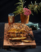 Sea buckthorn bread with seeds