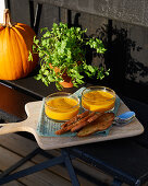 Sea buckthorn pumpkin soup