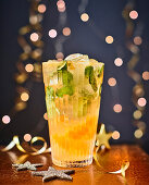 Clementine mojito mocktail