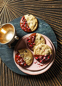 Chocolatechip Cookies mit Minzbonbons