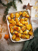 Bratkartoffeln mit Rosmarin zu Weihnachten
