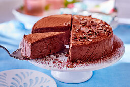 No Bake Chocolate Mascarpone Cake