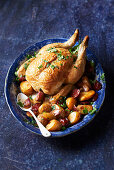 One-pot chicken with chorizo and new potatoes