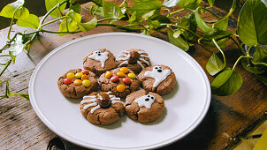 Gruselige Cookies zu Halloween