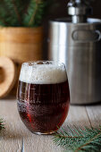 Spruce beer (Fichtenbier) im Glas