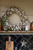 Wreath made of birch bark