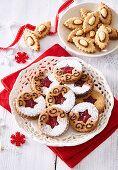 Linzer Plätzchen und Mandel-Schoko-Plätzchen