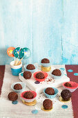 Chocolate balls - sweet cannonballs for a pirate-themed party