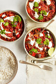 Smoky aubergine chilli