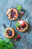 Mini berry pies