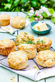Parmesan and thyme scones