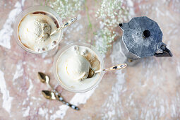 Affogato al caffè