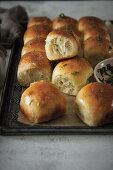 Yeast rolls with herbs