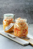 Fermented spicy coleslaw