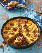 Baklava in baking dish