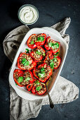 Stuffed Red Bell Pepper