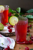 Cherry-Lime Lemonade