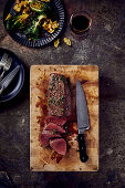 Beef fillet with herbs