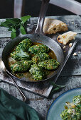 South Tyrolean spinach dumplings