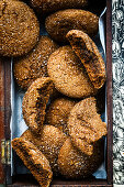 Melasse-Cookies (Close Up)