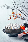 Spooky halloween cheesecake