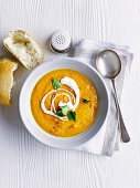 Mexican sweet potato soup