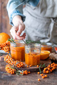 Sea buckthorn jam