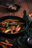 Pan-fried vegetables