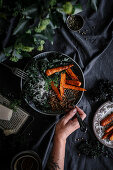 Vegan buckwheat and vegetable bowl