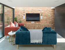 Sofas and television in lounge area