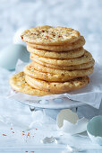 Salty egg biscuits