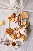 Variety of Christmas biscuits