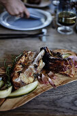 Pork roast with Pickled Onions and Thyme