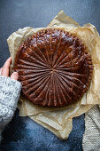Chocolate galette des Rois (Epiphany cake, France)