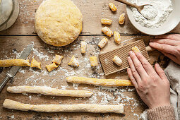 Homemade gnocchi