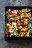 Autumn roast vegetable salad