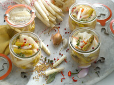 Pickled asparagus