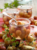 Pickled gooseberries